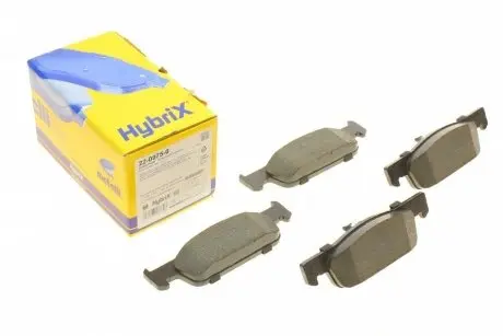 Передние тормозные колодки Dacia Logan 12-/Renault Clio IV/Sandero/Twingo 13-/Smart Fortwo 14- Metelli 22-0975-0