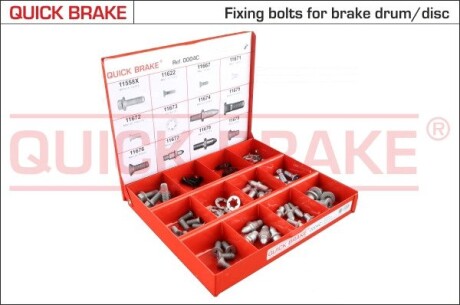 QUICK BRAKE Набір елементів для монтування гальм METZGER 0004C (фото 1)