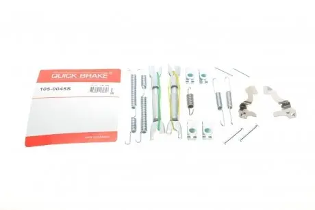 QUICK BRAKE Комплект пружинок колодок ручного гальма METZGER 105-0045S