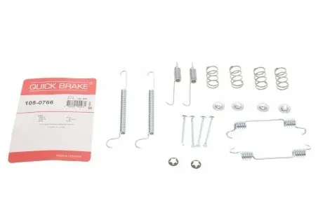 Пружинки зад. колодок, (229x42mm) (тип Lucas) METZGER 105-0766