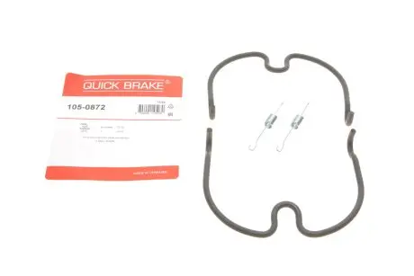 Монтажный комплект тормозных колодок METZGER 105-0872