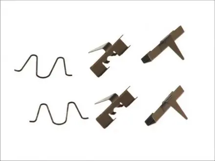 Монтажный комплект тормозных колодок METZGER 109-1170