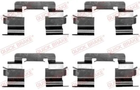 Монтажный комплект тормозных колодок METZGER 1091216