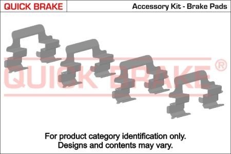 QUICK BRAKE Планка супорта прижимна METZGER 109-1655