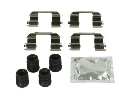 Планка супорта (переднього) прижимна (к-кт) Chevrolet Aveo 02- (Akebono) METZGER 109-1870