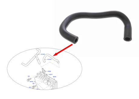 Патрубок вентиляции картерных газов METZGER 2380083