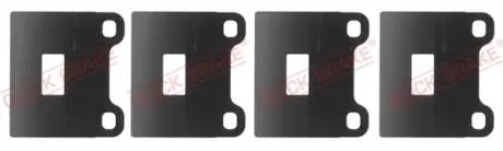 Монтажный комплект тормозных колодок METZGER W1214