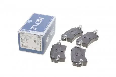 Тормозные колодки дисковые MEYLE 025 236 6916