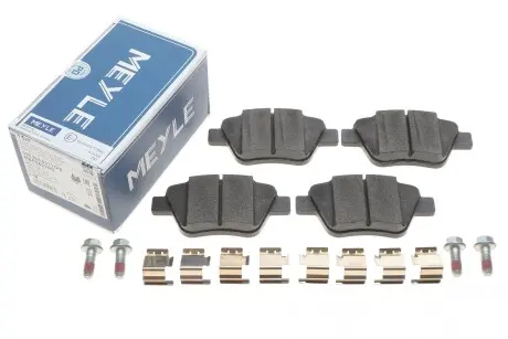 Колодки тормозные задние (серия Platinum) MEYLE 025 245 6317/PD