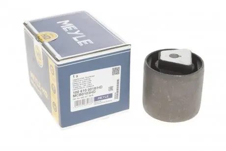 Сайлентблок рычага, усиленное исполнение MEYLE 100 610 0018/HD