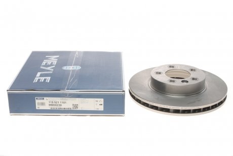 Тормозной диск вентилируемый передний левый vw touareg MEYLE 115 521 1101 (фото 1)