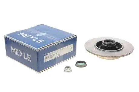 Задний тормозной диск Renault Megane III/Scenic III 08- (260x8) (+ABS) (с подшипником) MEYLE 16-15 523 4103