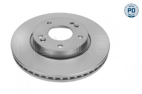Тормозной диск вентилируемый передний, platinum MEYLE 28-15 521 0022/PD (фото 1)