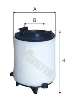 Фильтр воздушный Caddy III/Golf V/Passat B6/Octavia2.0SDI/1.6i (с прослойкой) MFILTER A 886/1