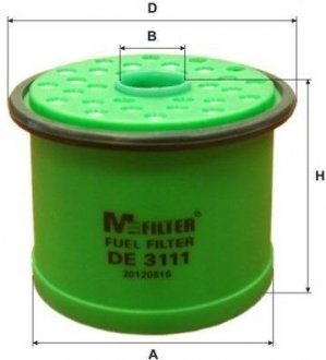 Топливный фильтр MFILTER DE 3111 (фото 1)