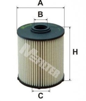Фільтр паливний (змінний елемент) MFILTER DE3120 (фото 1)