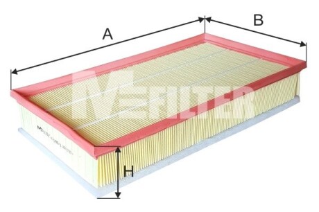 Фільтр повітряний MFILTER K70961