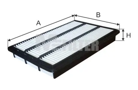 Фильтр воздушный Pajero III/IV 2.5-3.8 00- MFILTER K 7114