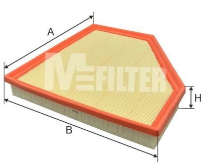 Фільтр повітряний MFILTER K7186