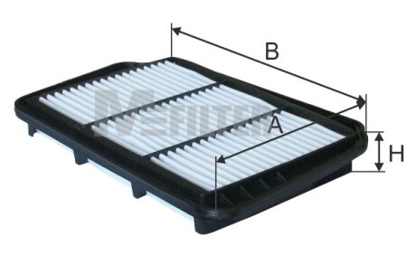 Фильтр воздушный Lacetti/Nubira 03- MFILTER K 742