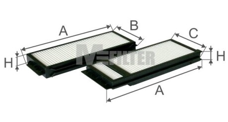 Фильтр салона MFILTER K90092