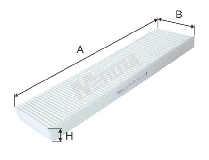 Фільтр салону MFILTER K9179 (фото 1)