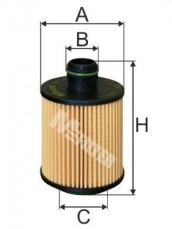 Фільтр оливний (фільтр-патрон) MFILTER TE4011