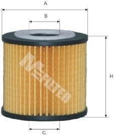 Фільтр оливний (фільтр-патрон) MFILTER TE600 (фото 1)