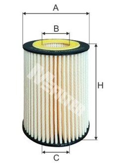 Фільтр масляний MFILTER TE601 (фото 1)