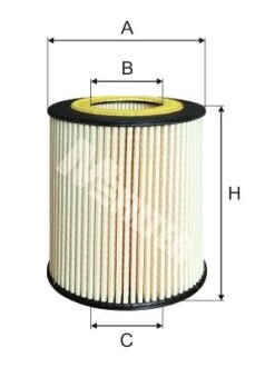 Фільтр масляний MFILTER TE625