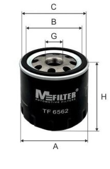 Фільтр оливний MFILTER TF6562