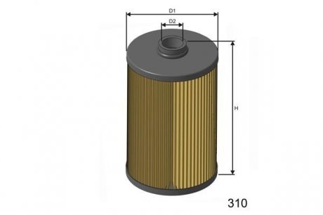 Фiльтр паливний MISFAT F103 (фото 1)