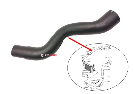 Патрубок интеркулера 2.5 TD (правый) L200, Pajero Sport II MITSUBISHI 1505A377