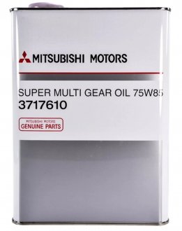 Масло трансмиссионное (для МКПП) SuperMulti Gear 75W-85 GL-4 (4л) MITSUBISHI 3717610 (фото 1)