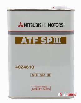 Масло трансмиссионное DiaQueen ATF SP-III 4L MITSUBISHI 4024610 (фото 1)