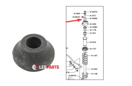 Втулка (опора) заднего амортизатора верхняя MITSUBISHI MR594612