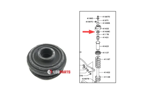 Втулка (опора) заднего амортизатора MITSUBISHI MR594613