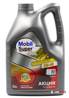 Моторное масло Super 3000 5W-40 (5L) MOBIL 150565