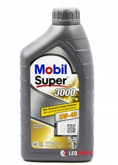 Олива моторна Super 3000 5W-40 (1л) MOBIL 5W40 3000 1L (фото 1)