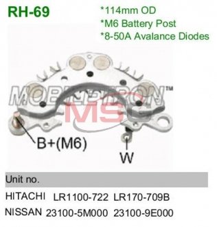 Диодный мост MOBILETRON RH69