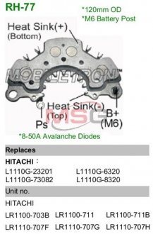 Диодный мост MOBILETRON RH77