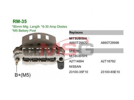 Диодный мост MOBILETRON RM-35