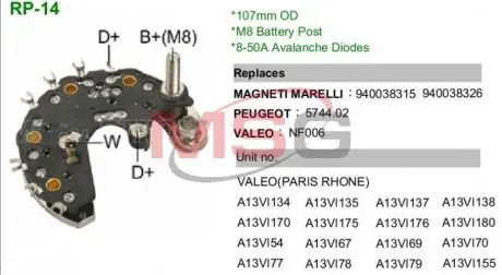 Диодный мост MOBILETRON RP14