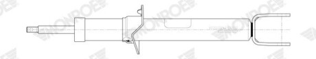 Амортизатор газомасляный MONROE 376274SP