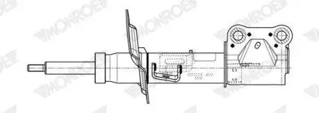 Амортизатор газомасляний MONROE 742274SP