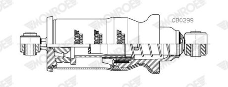 Амортизатор кабіни MONROE CB0299