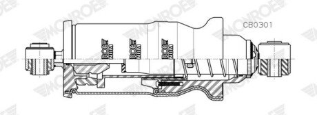 Амортизатор кабіни MONROE CB0301