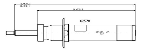 Амортизатор газомасляний MONROE G2578