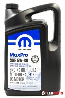 Масло моторное MOPAR MaxPro SAE 5W-30 Engine Oil SP/GF-6A MOPAR/CHRYSLER 68518205AA