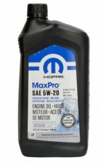 Моторное масло MaxPro 5W-20 SP/GF-6A, 1л MOPAR/CHRYSLER 68518202AA